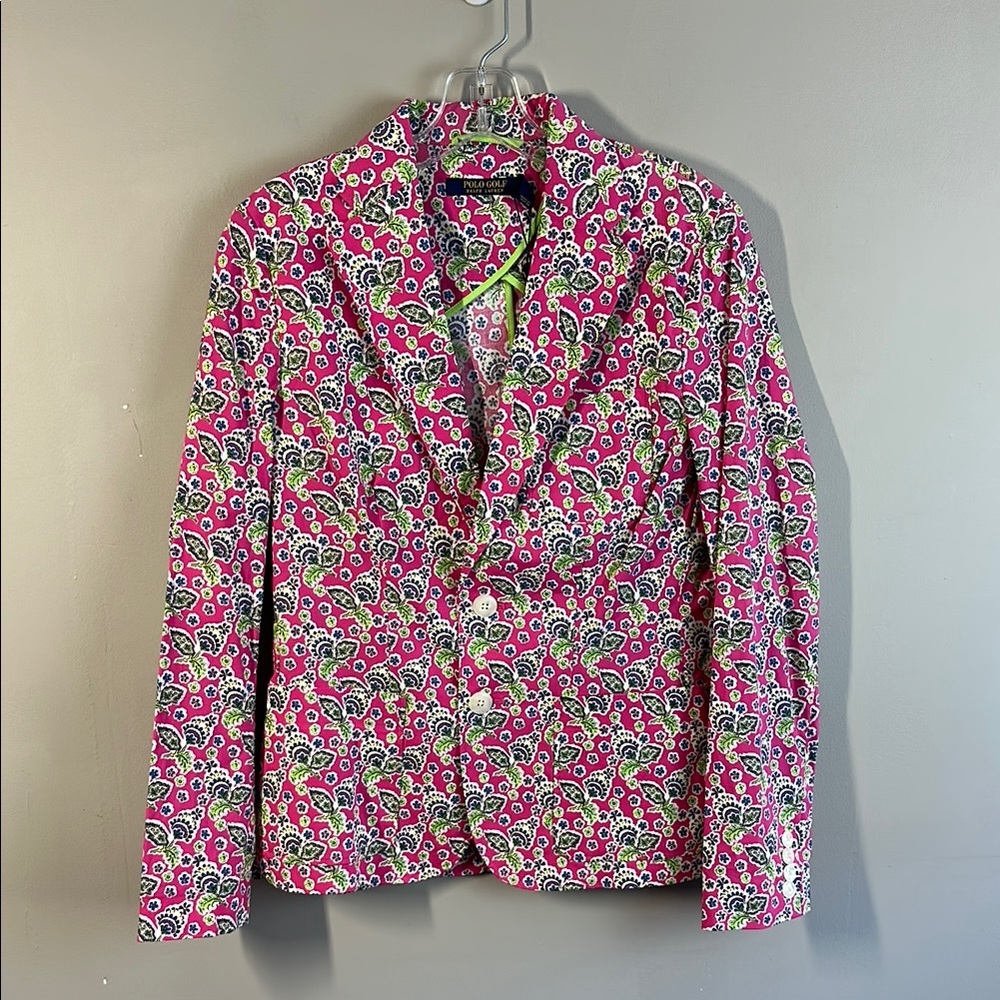 NWT Polo Ralph Lauren Golf Cluja Cruise Floral Jacket Lightweight Blazer Sz‎ 4